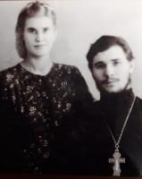 Отец Иоанн с матушкой Валентиной. 1952 г.